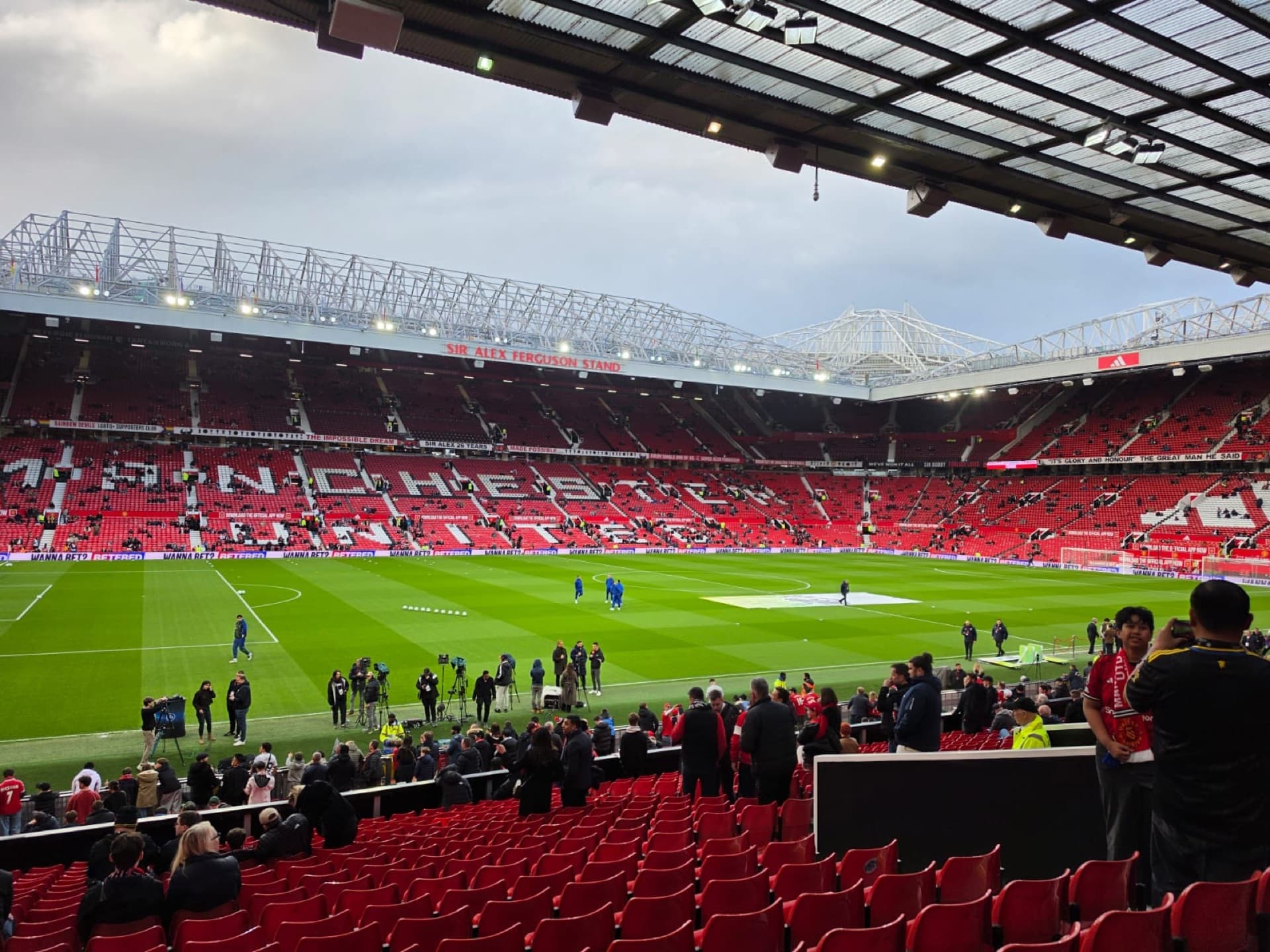 Hospitality at Old Trafford