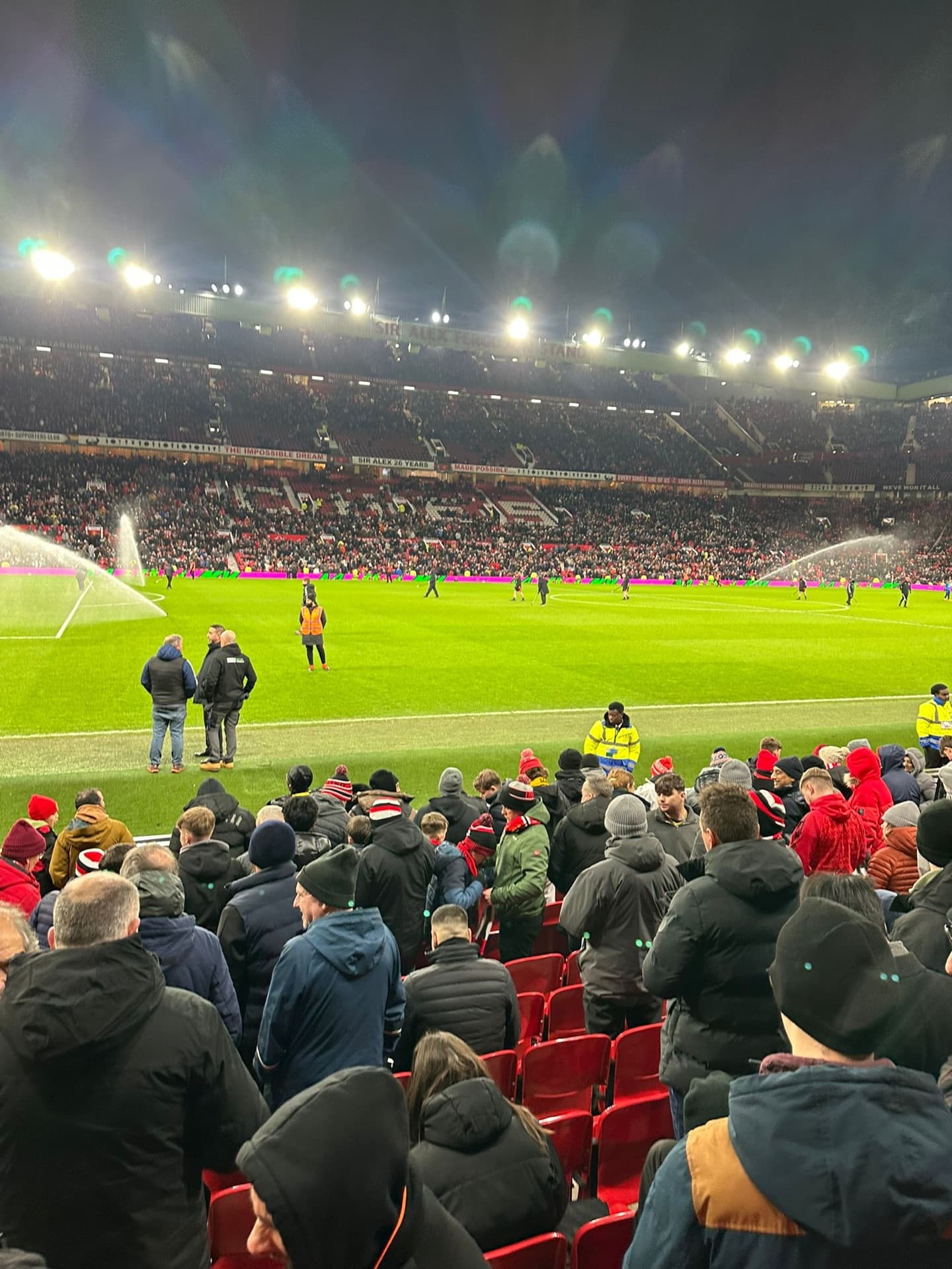 A packed stadium on matchday