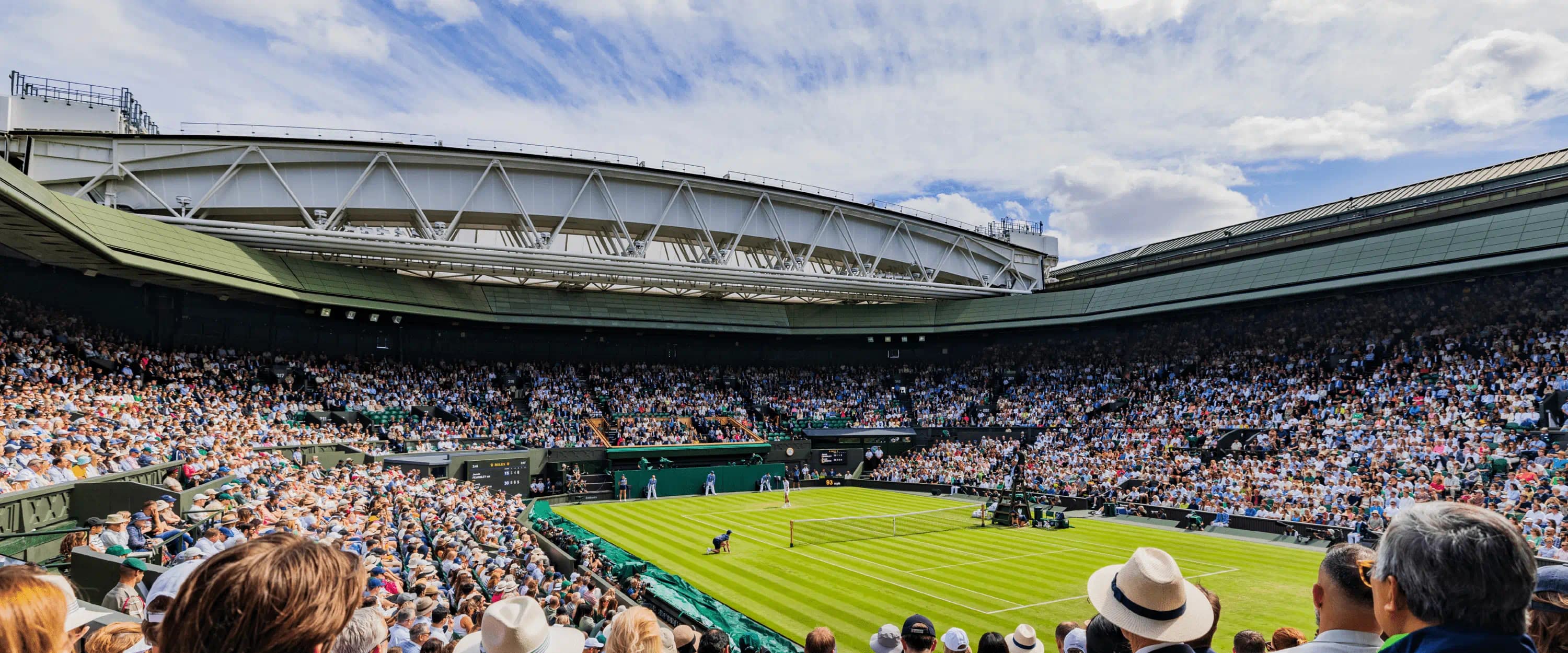 Centre Court at the All England Lawn Tennis Club