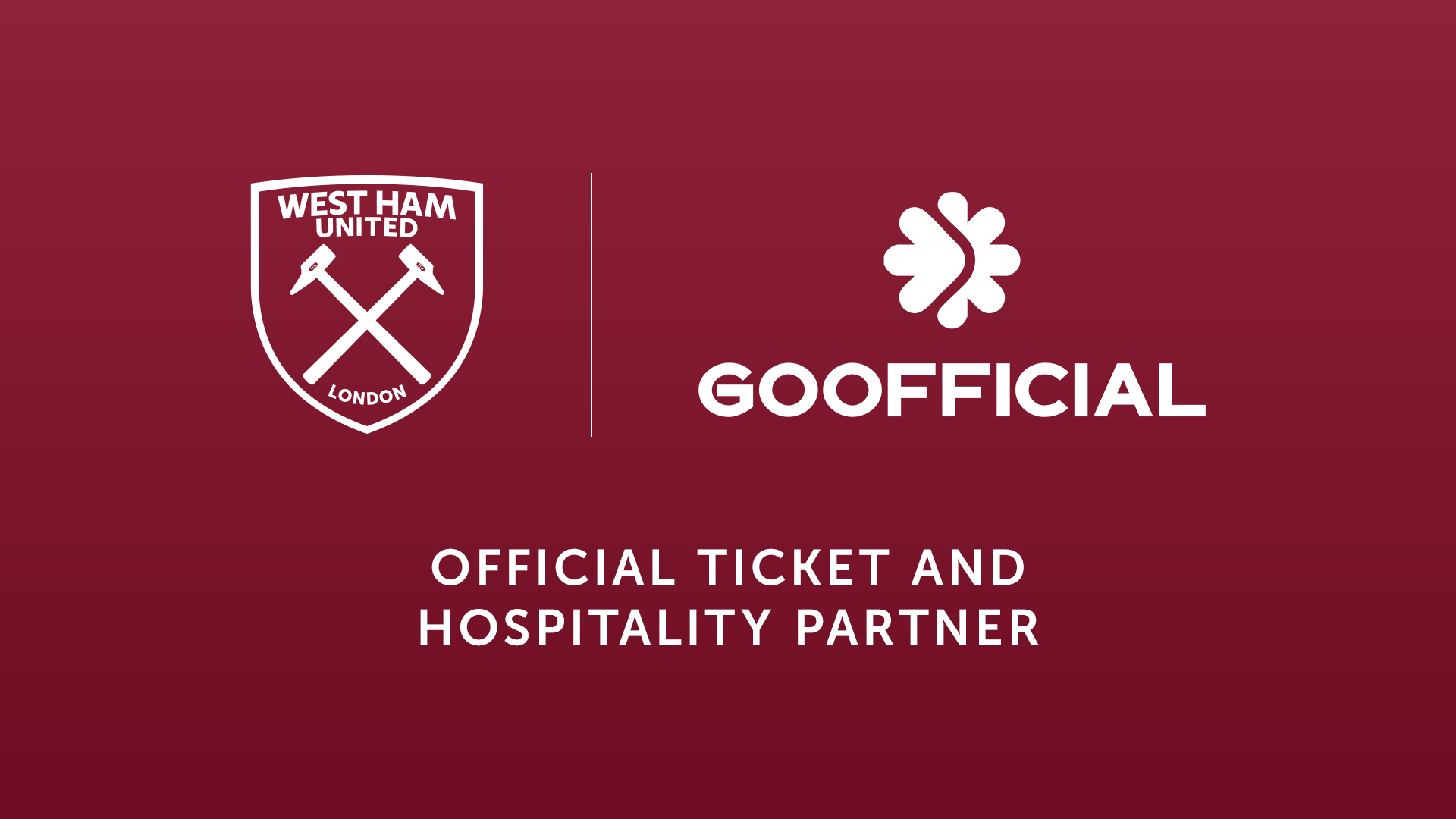 Official Ticket and Hospitality Partner of West Ham United